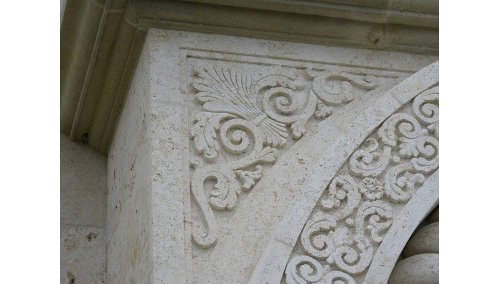 Palm Beach Cast Stone, Inc., West Palm Beach, Florida - Architectural Cast Stone and Natural Cut Dominican and Florida Coral and Keystone